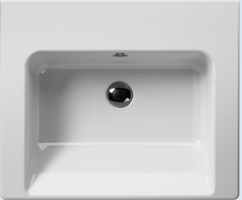 Lavabo sospeso - NORM: 8683111 - GSI - in ceramica / rettangolare / contemporaneo