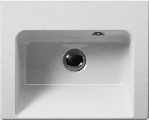 Lavabo sospeso - NORM: 8684111 - GSI - in ceramica / rettangolare / contemporaneo