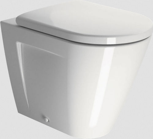 WC da appoggio - NORM: 861411 - GSI - in ceramica / con cassetta ad incasso / moderno