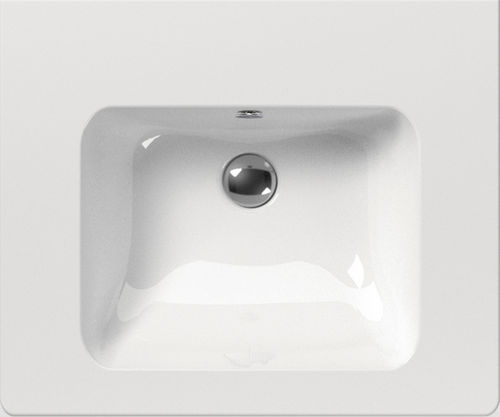 Lavabo da incasso - PURA: 8831111 - GSI - in ceramica / rettangolare / contemporaneo