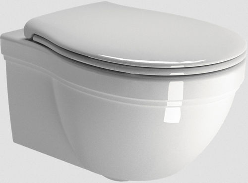 WC sospeso - CLASSIC: 871211 - GSI - in ceramica / con cassetta ad incasso / moderno