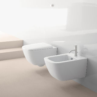 Bidet sospeso - SAND: 9065111 - GSI - in ceramica