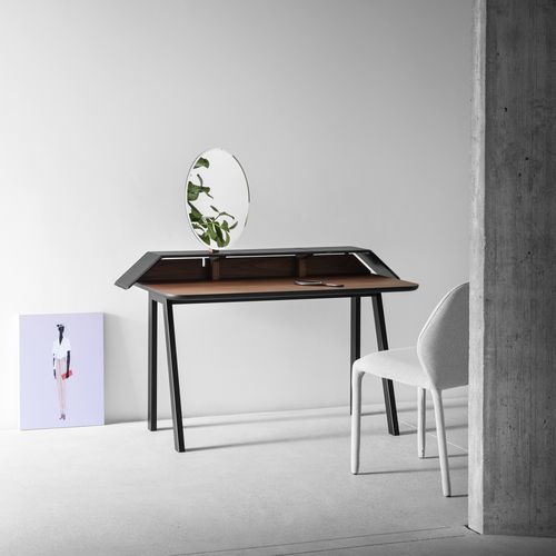 Mobile da toeletta contemporaneo - Tolda - miniforms - in legno laccato / in rovere / in noce