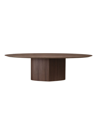 Tavolo contemporaneo - Monoplauto - miniforms - in rovere / in noce / in frassino