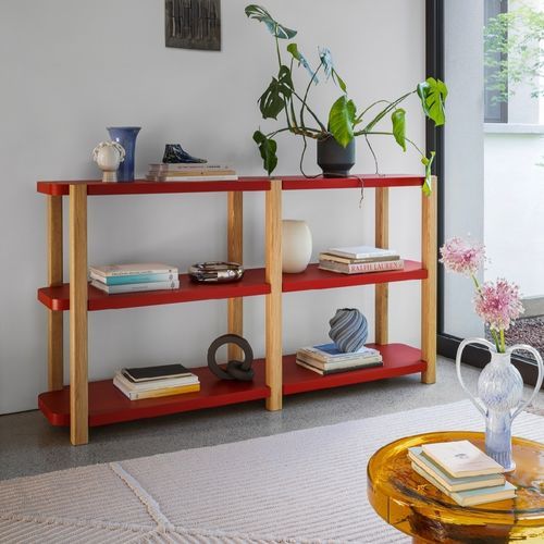 Scaffale basso - Palinfrasca - miniforms - alto / contemporaneo / in legno laccato