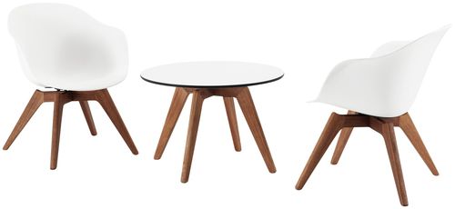 Tavolino basso contemporaneo - ADELAIDE - BoConcept - in legno / in laminato / rotondo