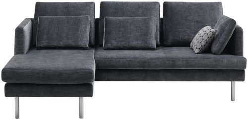 Divano d'angolo - ISTRA - BoConcept - contemporaneo / in tessuto / in pelle