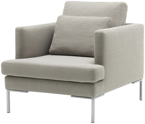 Poltrona contemporanea - ISTRA - BoConcept - in pelle / in tessuto