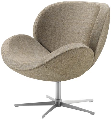Poltrona contemporanea - SCHELLY - BoConcept - in pelle / in tessuto / in acciaio