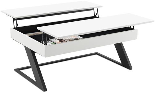 Tavolino basso contemporaneo - GRANVILLE - BoConcept - in MDF / in acciaio / rettangolare