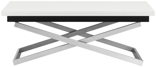 Tavolino basso contemporaneo - RUBI - BoConcept - in MDF / in acciaio / rettangolare