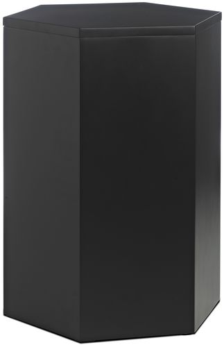 Sgabello contemporaneo - HEXAGON  - BoConcept - in legno / con contenitore / nero