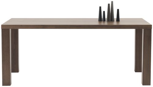 Tavolo da pranzo contemporaneo - LUGO - BoConcept - in MDF / in acciaio / rettangolare