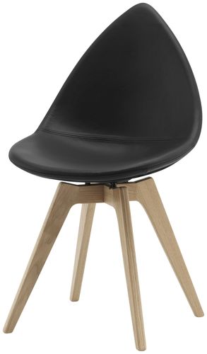 Sedia contemporanea - OTTAWA - BoConcept - da interno / in rovere / in tessuto