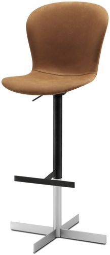 Sedia alta contemporanea - ADELAIDE - BoConcept - da interno / in tessuto / in pelle