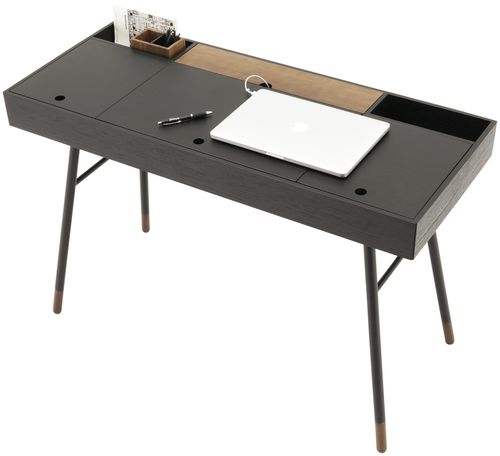 Scrivania contemporanea - CUPERLINO - BoConcept - in MDF / con contenitore / con 4 gambe