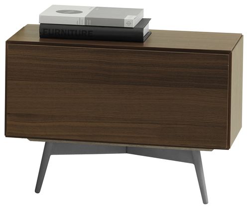 Comodino contemporaneo - LUGANO - BoConcept - in MDF / in acciaio / rettangolare