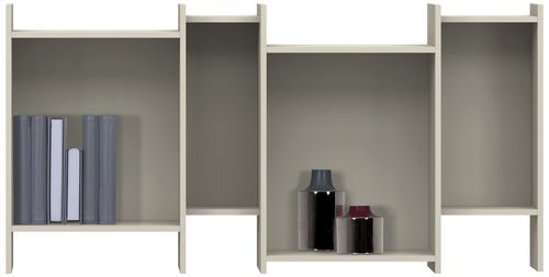 Libreria modulare - COMO - BoConcept - a muro / contemporanea / in legno