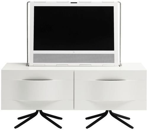 Mobile porta TV contemporaneo - OTTAWA - BoConcept - in legno laccato / in MDF / bianco