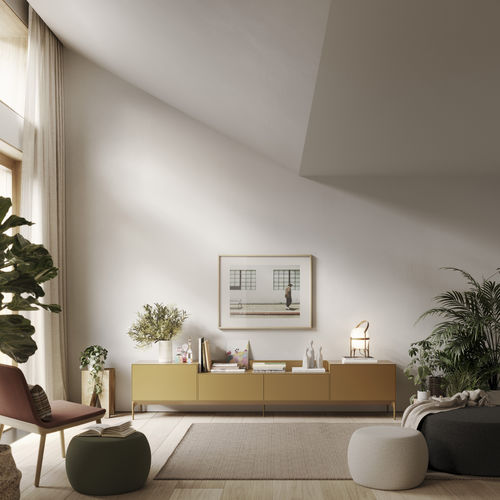 Mobile porta TV contemporaneo - LAUKI - TREKU - lowboard / in rovere / in legno laccato