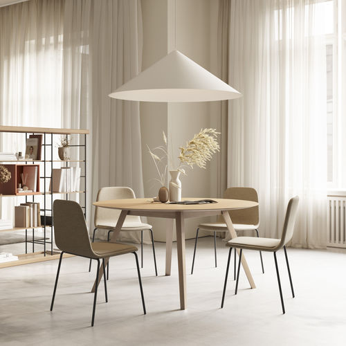 Tavolo da pranzo contemporaneo - AISE - TREKU - in rovere / in noce / in legno laccato