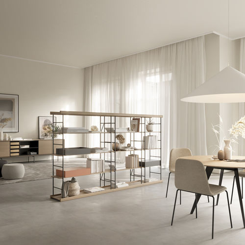 Scaffale modulare - BOST - TREKU - alto / contemporaneo / in legno