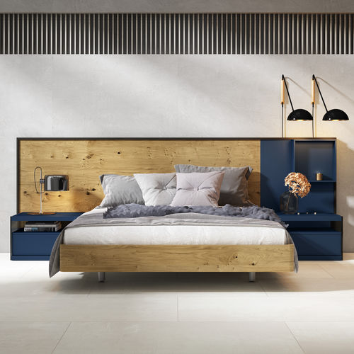 Testiera per letto matrimoniale - EVER: Comp. 102 - MUEBLES MESEGUE, S.A. - contemporanea / in legno / imbottita