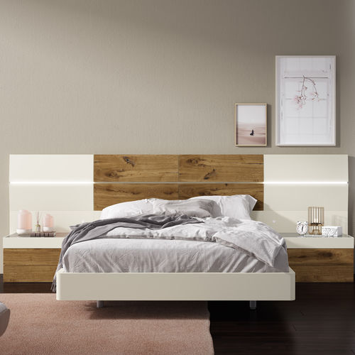 Testiera per letto matrimoniale - TRAP: comp.103 - MUEBLES MESEGUE, S.A. - contemporanea / in legno / su misura