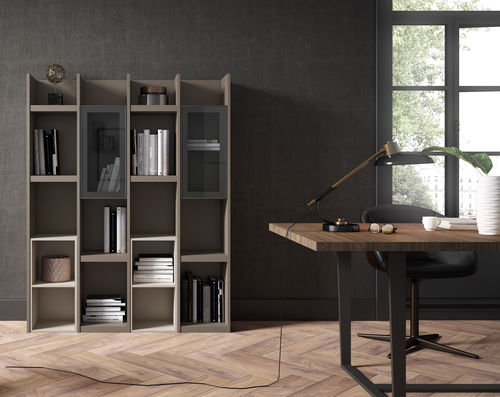 Libreria modulare - S&Iacute;NTESIS - MUEBLES MESEGUE, S.A. - contemporanea / per ufficio / per biblioteca