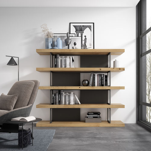 Scaffale modulare - DOBLE - MUEBLES MESEGUE, S.A. - a paravento / contemporaneo / in legno