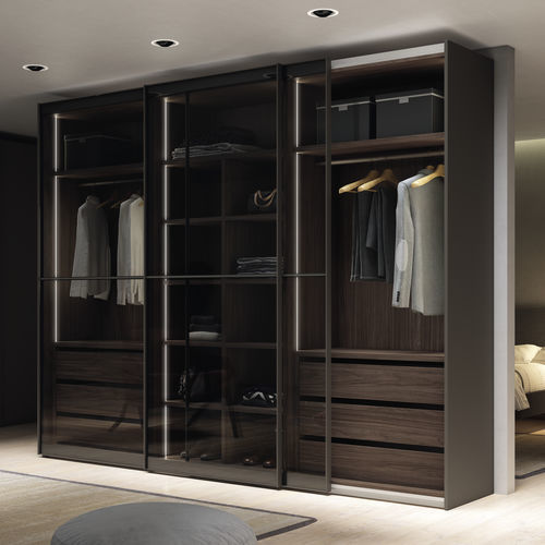 Armadio modulare - DOBLE 404 - MUEBLES MESEGUE, S.A. - contemporaneo / in legno / con porta scorrevole