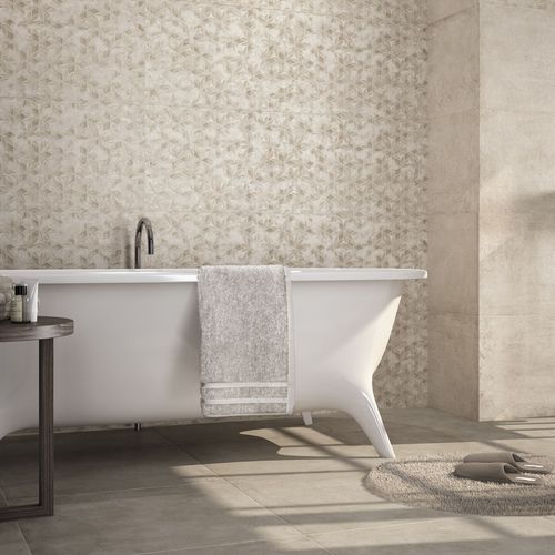 Piastrella in gres porcellanato - INTEGRA  - SALONI CERAMICA - levigata / a rilievo / da interno