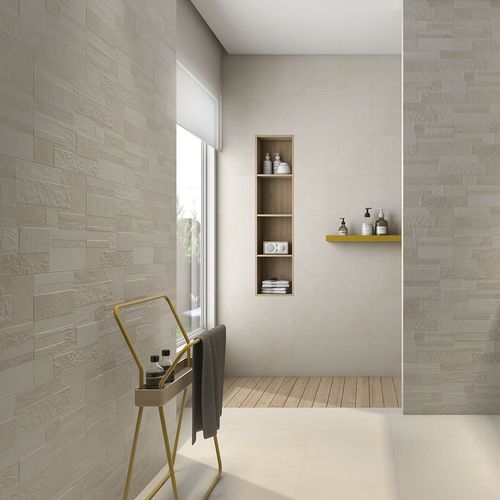 Piastrella in ceramica - MOVE  - SALONI CERAMICA - levigata / a rilievo / da interno