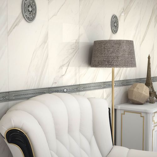 Piastrella in gres porcellanato - ATLAS - SALONI CERAMICA - levigata / da interno / da parete