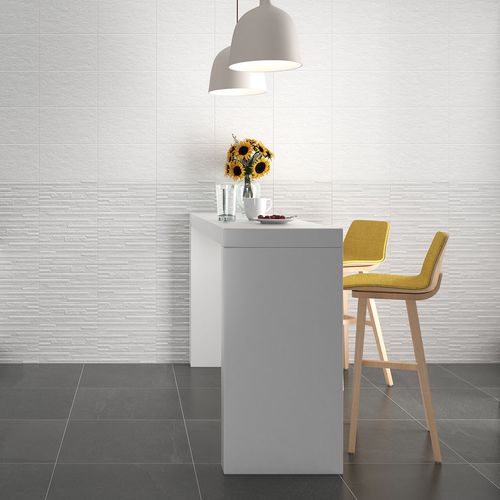 Piastrella in ceramica - ALBAR - SALONI CERAMICA - levigata / a rilievo / da interno
