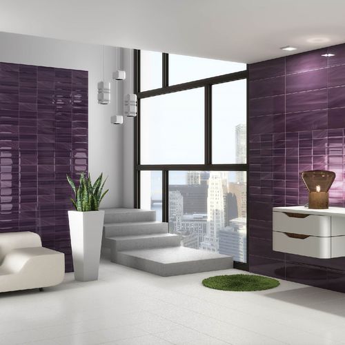 Piastrella in ceramica - VETRO  - SALONI CERAMICA - lucida / da interno / da parete