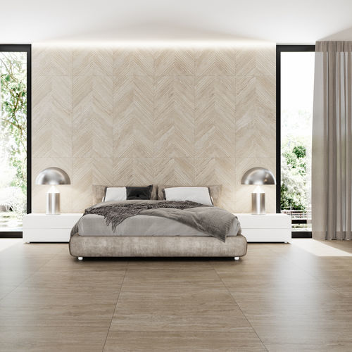 Piastrella in gres porcellanato - TRAVERTINE  - SALONI CERAMICA - opaca / da interno / da bagno