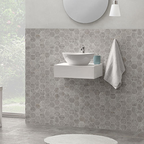Piastrella in gres porcellanato - GLAMSTONE - Abitare La Ceramica - finitura naturale / da interno / da bagno