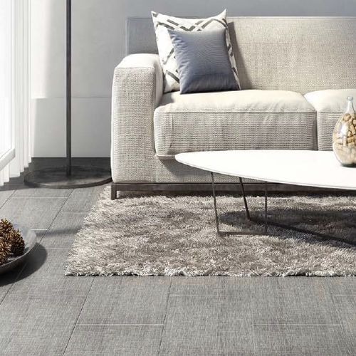 Piastrella in gres porcellanato - CRYSTAL : LINHO DARK GRAY - 99945 - Angelgres Revestimentos Ceramicos Ltda. - opaca / da interno / per pavimento