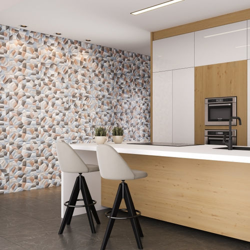 Piastrella in ceramica - GUCCI  - Angelgres Revestimentos Ceramicos Ltda. - a rilievo / satinata / da interno