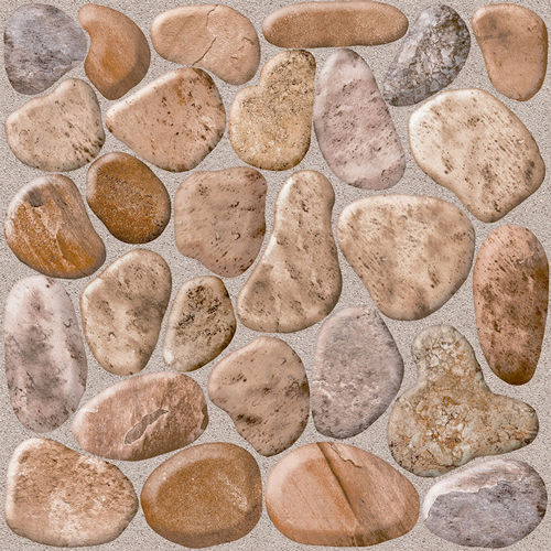 Piastrella in ceramica - STONE MARROM AD - Ceramica Carmelo Fior - a rilievo / da esterno / da pavimento