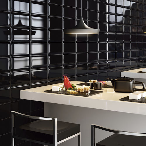Piastrella in ceramica - PUN - Ceramiche Ascot SpA - a rilievo / lucida / da cucina