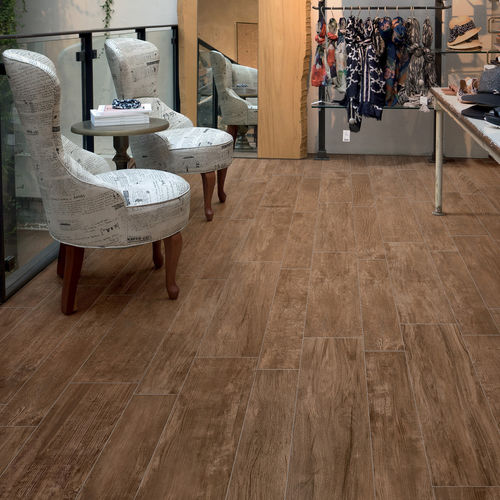 Piastrella in gres porcellanato - EASY WOOD - Ceramiche Ascot SpA - levigata / opaca / da interno