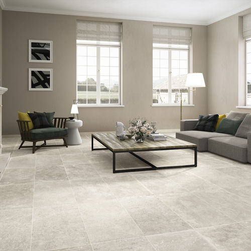 Piastrella in gres porcellanato - RUE DE ST. CLOUD - Ceramiche Ascot SpA - levigata / opaca / da interno