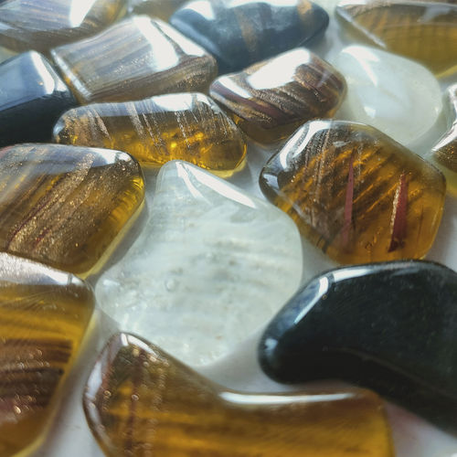 Mosaico in vetro - PEBBLE - Gong Loon Industries Ltd. - lucido / opaco / da interno