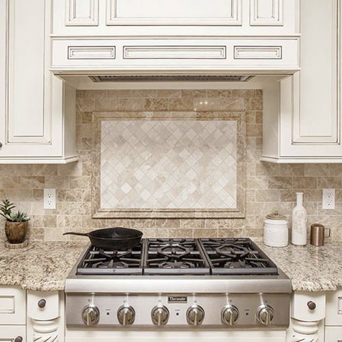 Mosaico in marmo - MS00956 - Marble Systems - opaco / da cucina / da parete