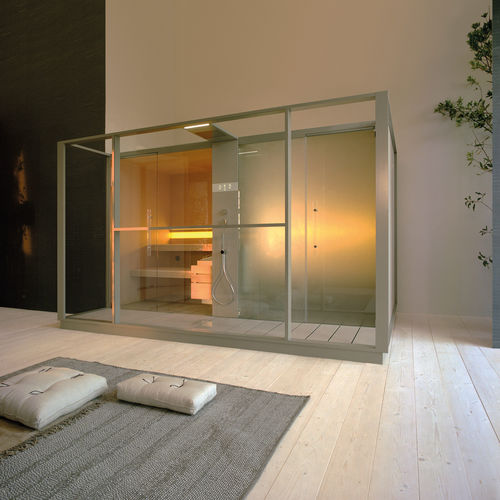 Sauna hammam - LOGICA - EFFEGIBI - per uso residenziale / in legno / per interni
