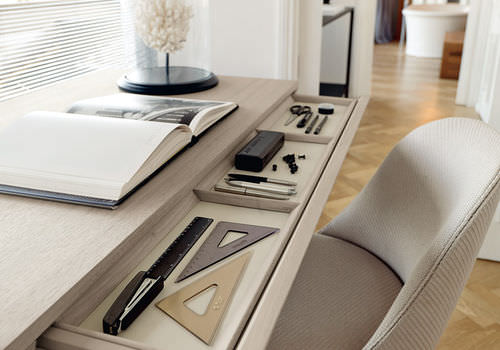 Scrittoio contemporaneo - G-650  - Dale Italia - in legno