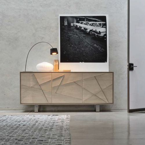 Credenza contemporanea - A-642 - Dale Italia - in legno / beige