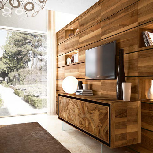 Credenza contemporanea - A-111  - Dale Italia - in noce / marrone